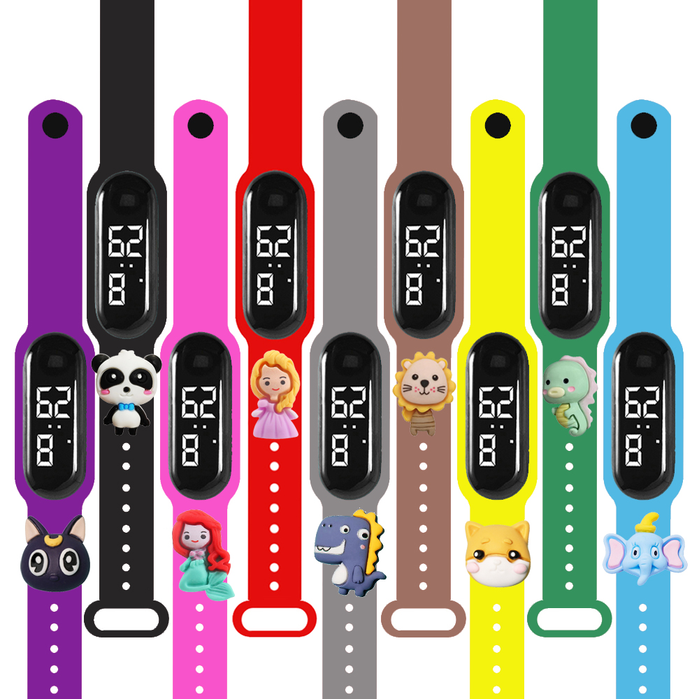Smartwatch Digital Watches For Kid Girl - Relógio inteligente multicolorido para crianças, meninos