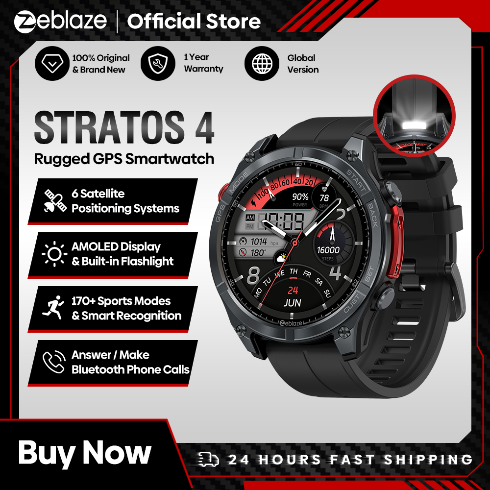Altimeter Compass Watch - Novo zeblaze stratos 4 gps relógio