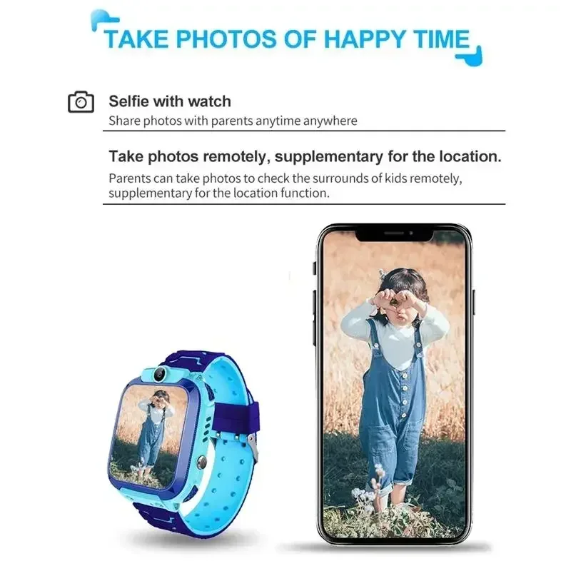 Relógio inteligente à prova d' - Smartwatch Watches For Kids With Gps avaliação e preço