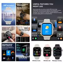 Relógio inteligente da moda, m - Smartwatch Watches Brands For Women avaliação e preço