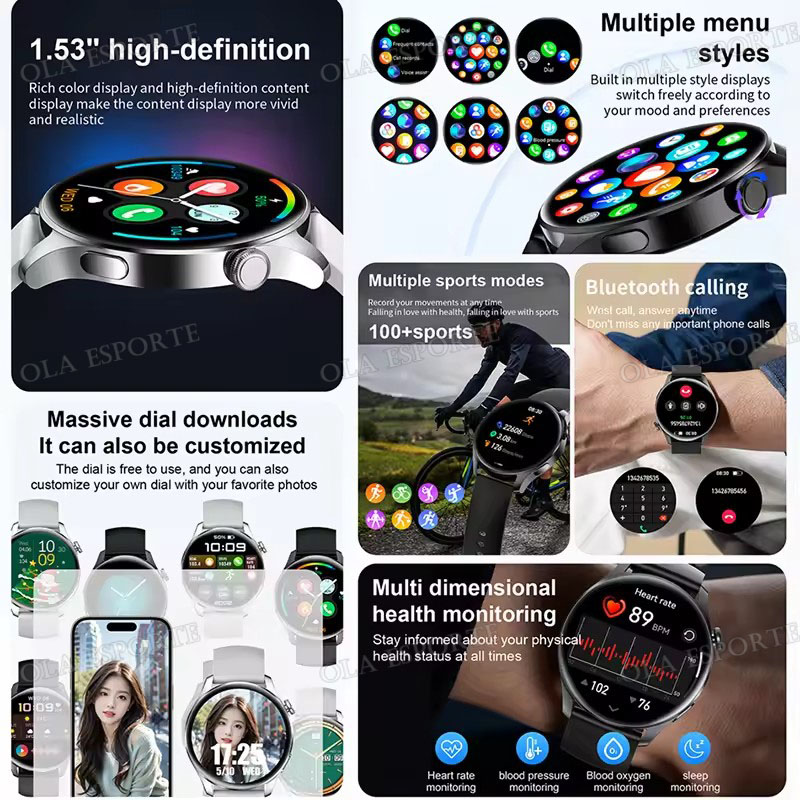 Novo Smartwatch para Homens e  - Smartwatch Watches For Women With Gps avaliação e preço