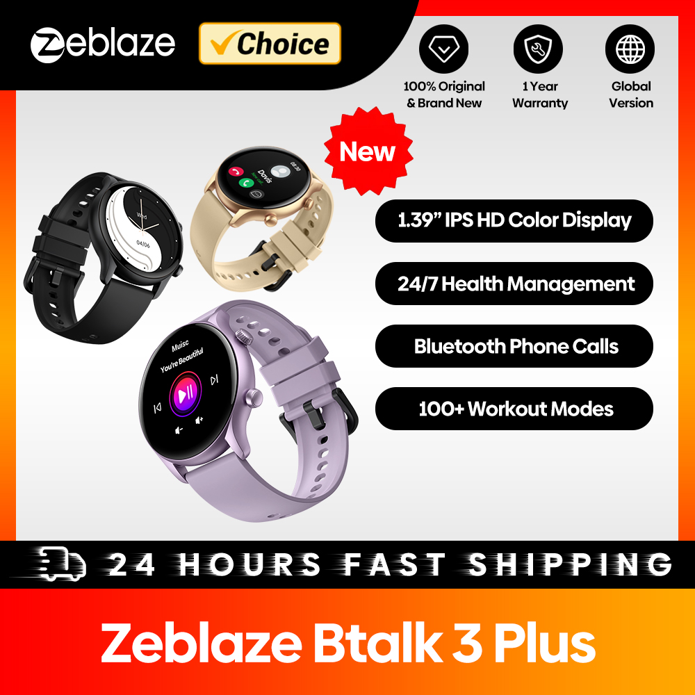 Zeblaze-Btalk 3 Plus Smartwatc - Watches Ladies Smartwatch avaliação e preço