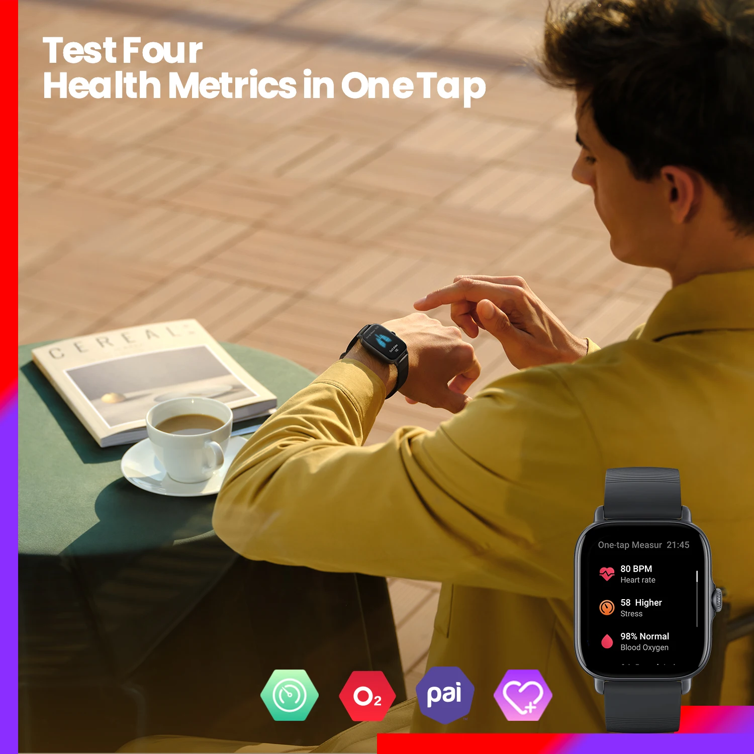 Smartwatch Amazfit GTS 3, à pr - Timex Watches Smartwatch avaliação e preço