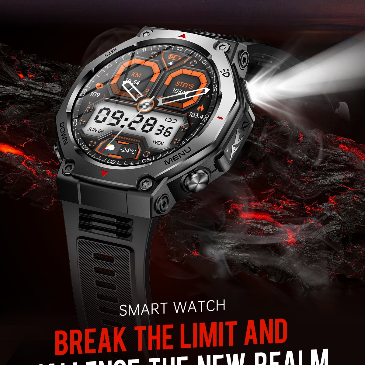Relógio Inteligente VWAR T-Rex - Watch Vs Smartwatch avaliação e preço